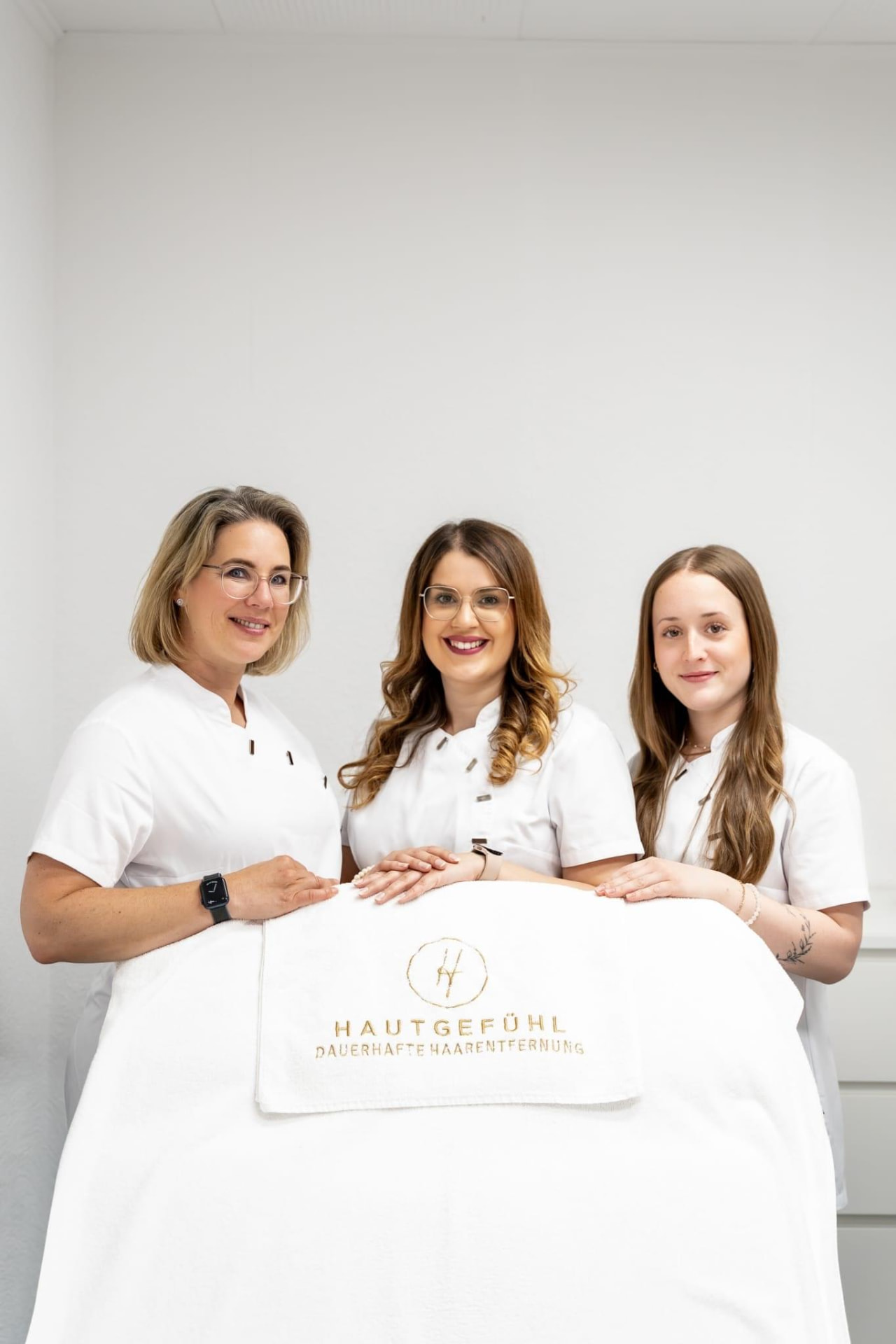 Das Hautgefühl-Team: Nadine Balschun, Jelena Westphal und Lara Winkler